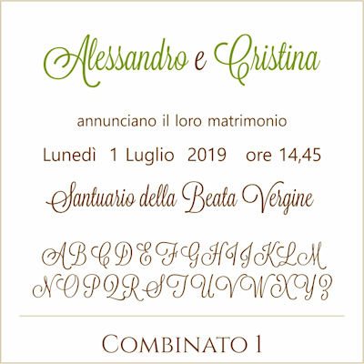 Carattere Combinato 1
