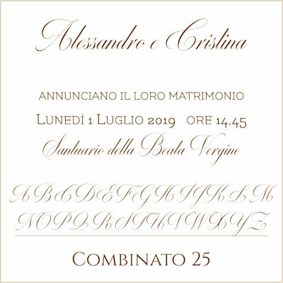 Carattere Combinato 25