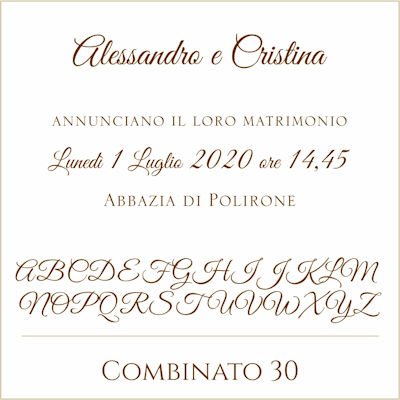 Carattere Combinato 30