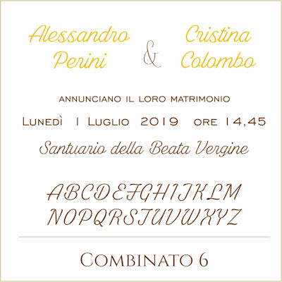 Carattere Combinato 6