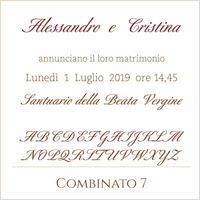 Carattere Combinato 7