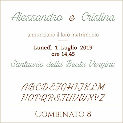 Carattere Combinato 8