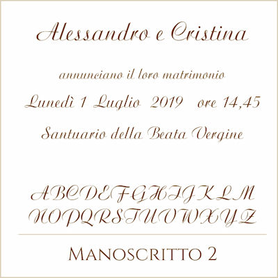 Carattere Manoscritto 2