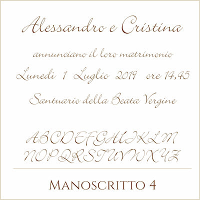 Carattere Manoscritto 4