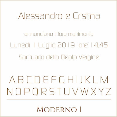 Carattere Moderno 1