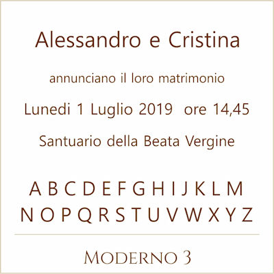 Carattere Moderno 3