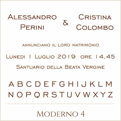 Carattere Moderno 4