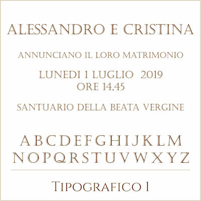 Carattere Tipografico 1