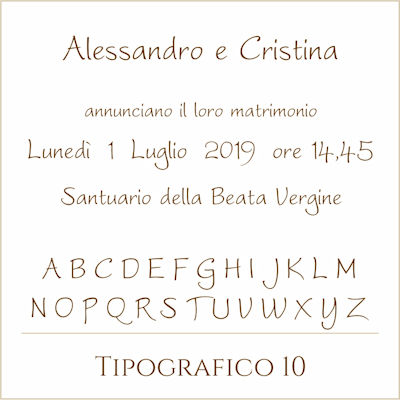 Carattere Tipografico 10
