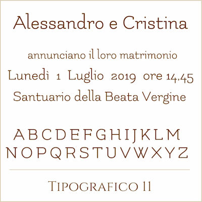 Carattere Tipografico 11