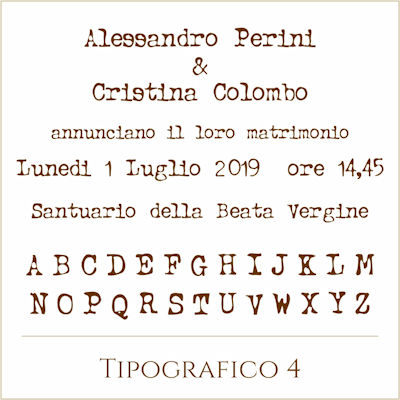 Carattere Tipografico 4