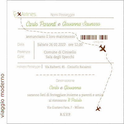 Grafica Viaggio Moderno