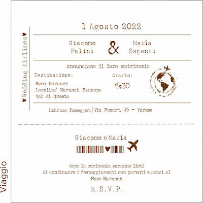 Grafica Viaggio